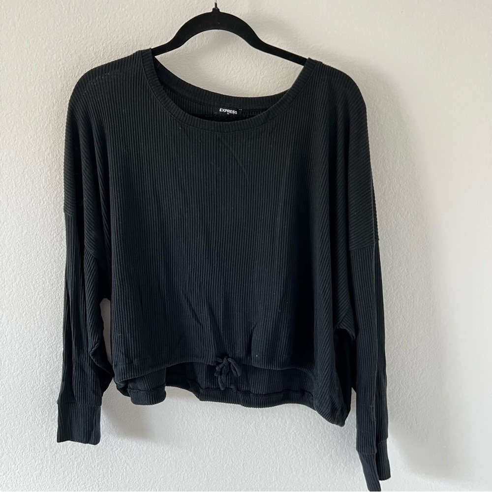 EXPRESS ribbed lounge set long sleeve and joggers